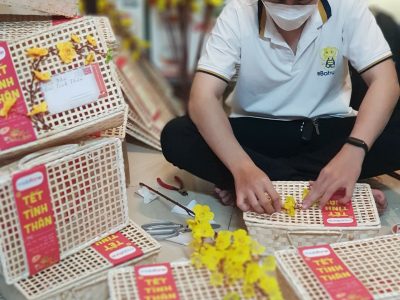 Bạn Chương đảm nhiệm khâu hoàn thiện